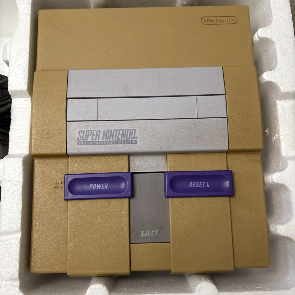 Super Nintendo Entertainment System/Tested Super Rare Original Box No Game Inc - Image 2 of 4