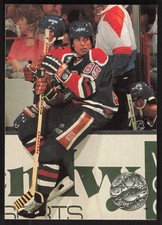 Petr Klima, 1991-92 Pro Set Platinum, #37, Edmonton Oilers,