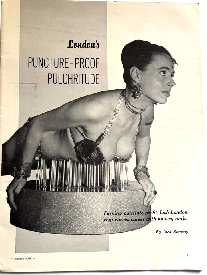 Modern Man Magazine – November 1960 – Debbie Lane, Ava Gardner, Julie London - Image 3 of 4