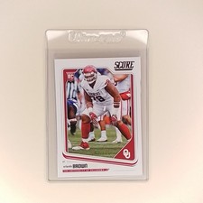Panini 2018 Score Orlando Brown Oklahoma Sooners Rookie #416 Football Card. rookie card picture