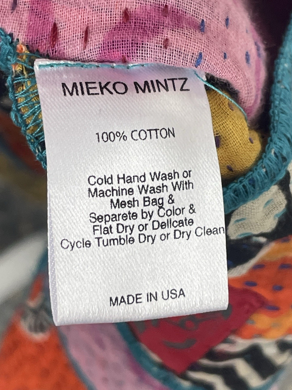 Boho Patchwork Jacket Mieko Mintz M | Kantha Quil… - image 12