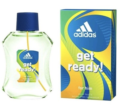 3 St :Adidas Get Ready Parfum für Ihn Eau de Toilette 100ml Adidas Original
