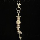 Purse Charm, High Heel Sandal Zipper Pull, Key Ring  5” - Handmade — photo 2