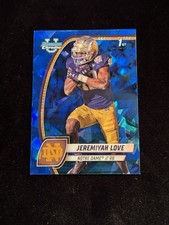 2024 Bowman Chrome University Sapphire - Jeremiyah Love First Irish #100