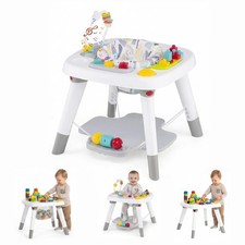 HONEY JOY Gray 6 in 1 Baby Jumper Activity Center 360 Rotate Seat