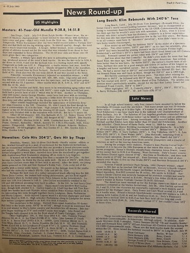 1969 Track and Field News July II US – USSR , Steve Prefontaine, Lindgren - Picture 5 of 20