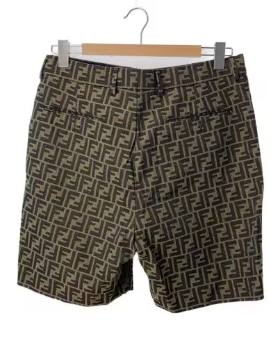 FENDI/Shorts/Size 50/Polyester/Brown/All-Over Print/FB0521 A6WJ/FF Logo Bermuda thumbnail 2