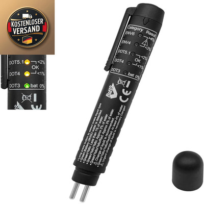 Bremsflüssigkeit Tester ZKTOOL 5 LED Anzeige DOT3 DOT4 DOT5 ENV6