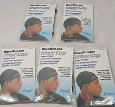 WaveBuilder Wave Cap 2 pack style 653 Lot Of 5