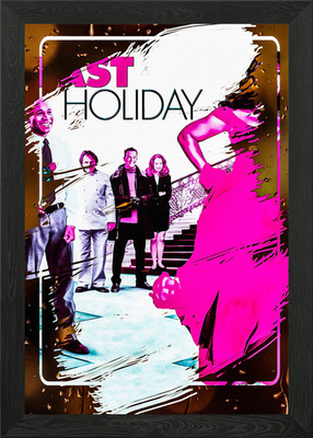 Letzter Urlaub gerahmtes Wandbild Poster Leinwanddruck Bild