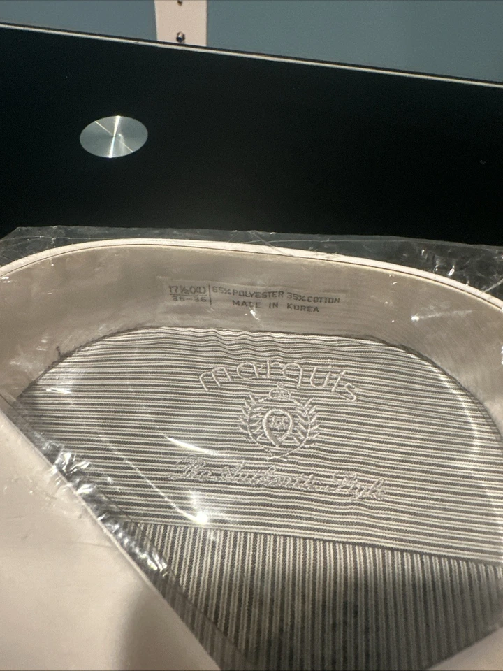 Camisa de vestir Marquis para hombre - Rayas - 17,5 XL 35-36 NUEVA Foto 2 de 4