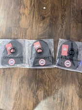 Canada Goose Black Insulated Beanie Men's One Size Winter Casual Designer Hat