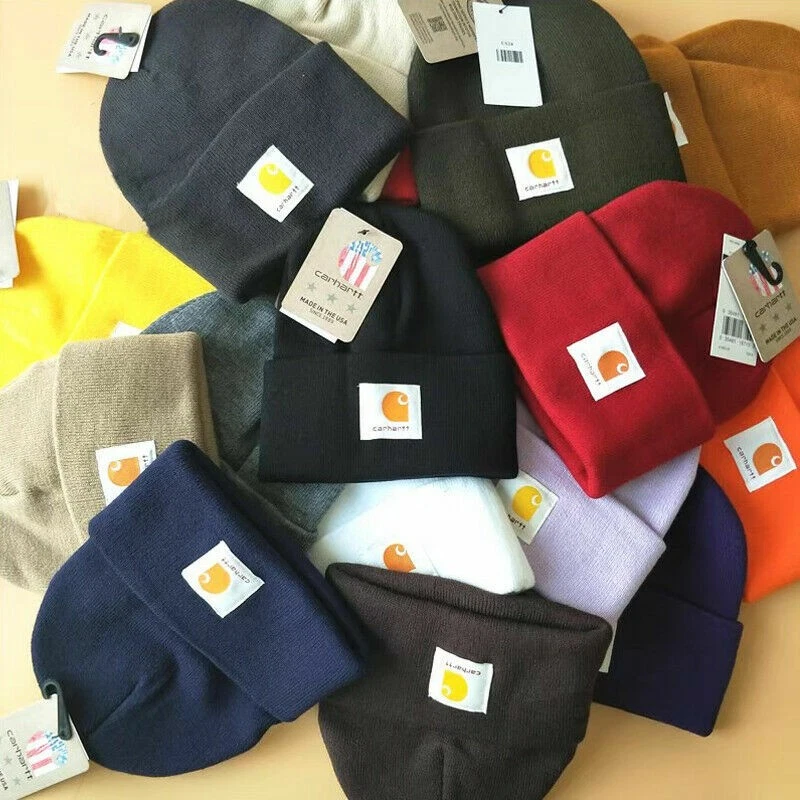 Unisex Carhart² Tejido Gorro Acrílico Invierno Cierre Tirar Gorra Tejida EE. UU. Foto 3 de 4