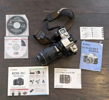 Canon EOS Elan II 35mm SLR Film Camera W/EF75-300mm F/4-5.6IS Lens