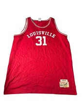 Adidas True School Jersey Vintage Louisville # 31 Wes Unseld 1968 Red Size 60