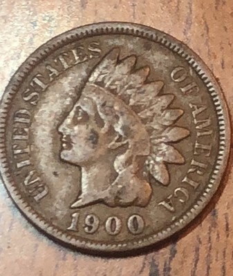 Indian Head 1900 Good Or Better,  Look At Details Get (1) This Old Coin C329