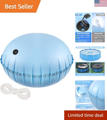 #ad 4ft Light Blue Inflatable Pool Pillow Protects Against Ice Pressure amp; Damage $35.14