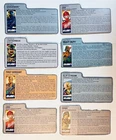 Vintage GI Joe File Card Lot/8 80s Hasbro Duke Jinx Shockwave Slipstream Hawk +