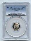1999 S 10C Silver Roosevelt Dime PCGS PR69DCAM