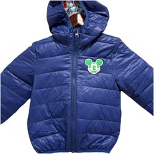 Disney Mickey Mouse light puffer jacket Blue 2T