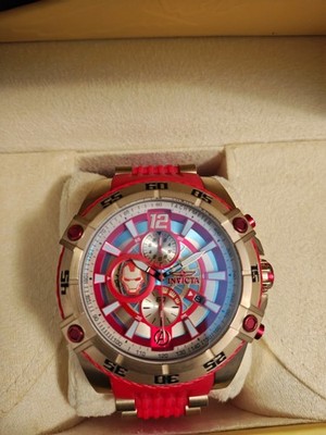 INVICTA Iron Man collaboration red Marvel Watch Model 26796