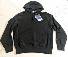 NWT Champion Reverse Weave Hooded Sweatshirt Hoodie Medium Black Embroidered New