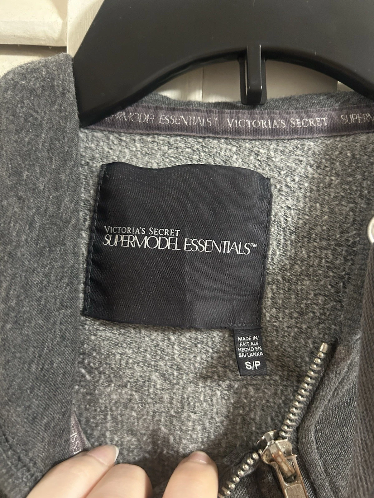 UNDERCOVER Victorias Secret Miami felpa con cappuccio zip piccola rara vintage