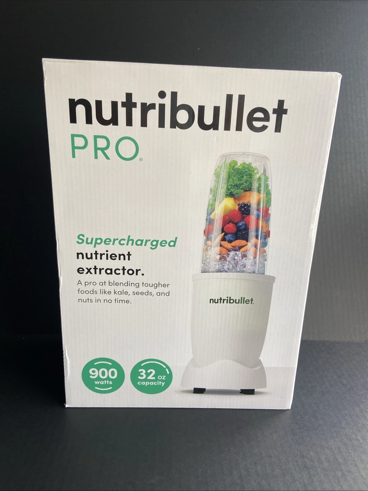 Nutribullet Pro 900 Watts 32-Oz Nutrient Extractor Blender - White **NEW** MIB