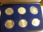 AMERICAN SILVER DOLLAR COLLECTION MORGAN PEACE EAGLE MEXICAN 8 REALES EISENHOWER