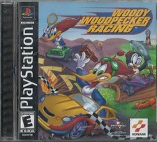 Woody Woodpecker Racing Sony Playstation 1 PS1 (UNTESTED)