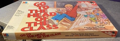 1986 Go To The Head Of The Class Deluxe Edition Vintage Milton Bradley *Complete