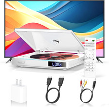 Mini DVD Player for TV, Region Free HDMI DVD Players with Memory Playback, HDMI