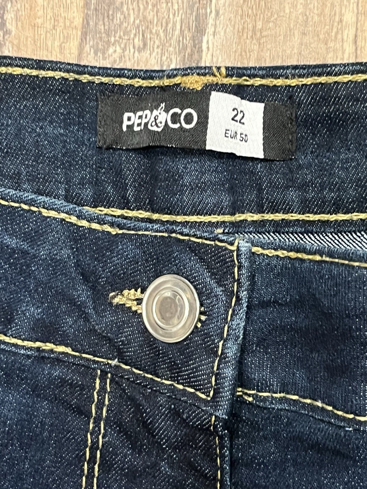 Women's Denim, Cuffed Shorts By Pep&Co, Size 20 image 4