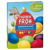 Heitmann Oster Eier Farbe Kalt Farben Froh Bunt GrüN Blau Gelb Orange Rot Lila