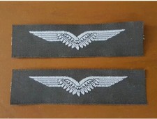 Bundeswehr Abzeichen Luftwaffe Schwinge Pilot Fliegeroverall Jacke gewebt LW BW