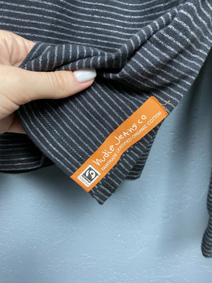 Camiseta Nudie Jeans Vintage Hombre Manga Larga Talla XL Foto 4 de 4