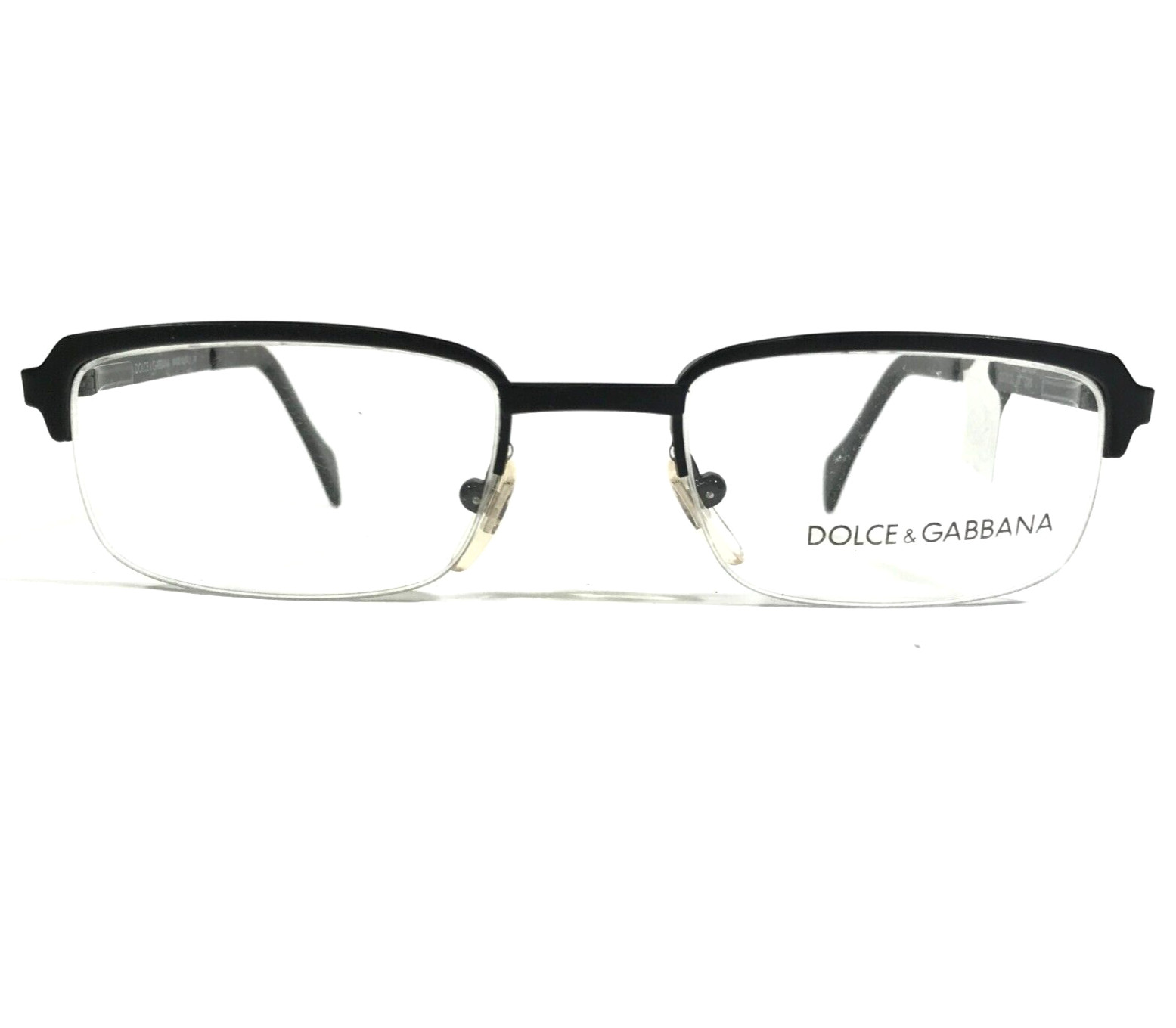 Оправа для очков Dolce - Gabbana DG 312 BR Матово-черная полуободка 49-20-140 19890₽