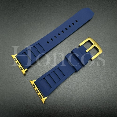 38 40 41 42 44 45 47 49MM RM Estilo Goma Suave Apple Watch Correa Correa para iWatch - Imagen 31 de 85