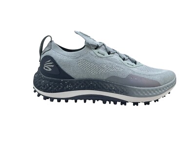 Under Armour Men s Shoes Harbor Blue / Gray Charged Curry Golf Sneakers Size 9
