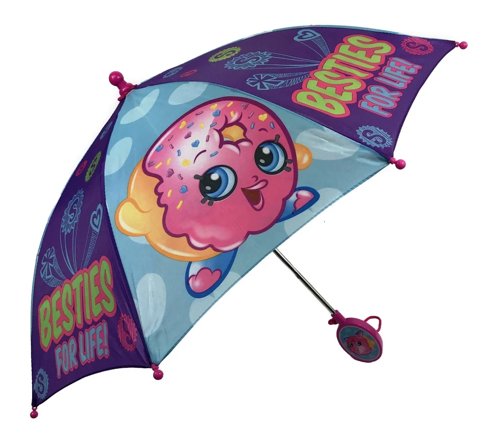 Paraguas Shopkins "¡Besties for Life!"  Paraguas moldeado para niñas niños Foto 2 de 4