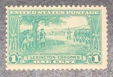 Travelstamps: 1925 US Stamps Scott #617 mint og, mnh, Washington at Cambridge