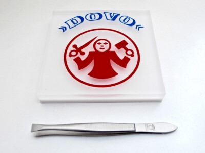 Pinzette DOVO SOLINGEN Breit-Gerade Premium ROSTFREI Inox Stainless Tweezer!
