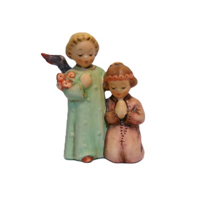RARE - Goebel Vintage Porcelain  Little Guardian  Angel Figurine -WEST GERMANY