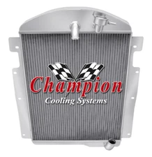 3 Row DR Champion Radiator for 1937 1938 Chevrolet Master Truck L6 Engine