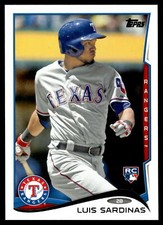 Luis Sardinas 2014 Topps Update Series Baseball Rookie A Card  #US-104