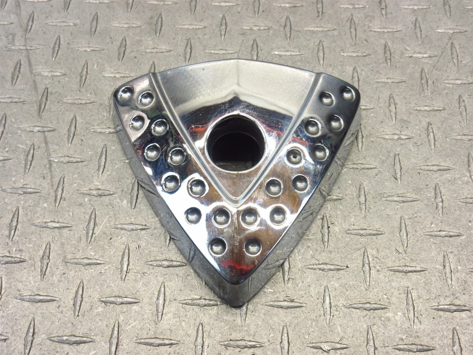 2005 05 Victory Touring OEM controle de ar ocioso capa cromada - Imagem 3 de 4