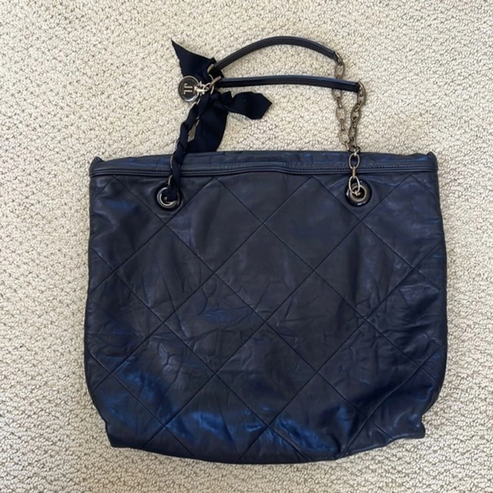 Lanvin — Lanvin lambskin quilted tote Amalia​
