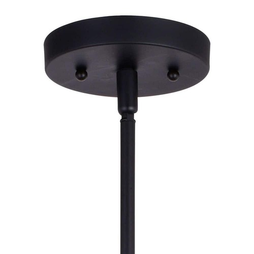 VAXCEL Kitchen Island Mini Chandelier Pendant Ceiling Light Clear Beloit Black - Picture 4 of 4