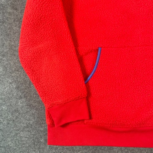 Polo Ralph Lauren Jacket Boys Extra Large 18 20 Red Fleece 1/4 Zip Athlete Div - Picture 7 of 12