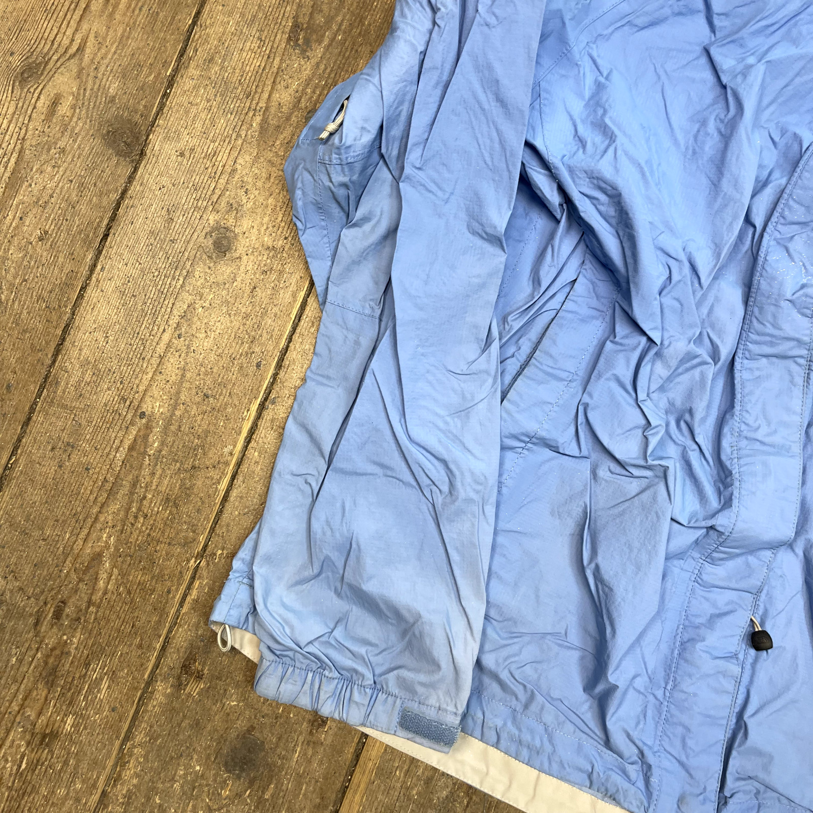 The North Face Rain Jacket Womens Hyvent Full Zip Hiking Coat, Blue, XL image 6